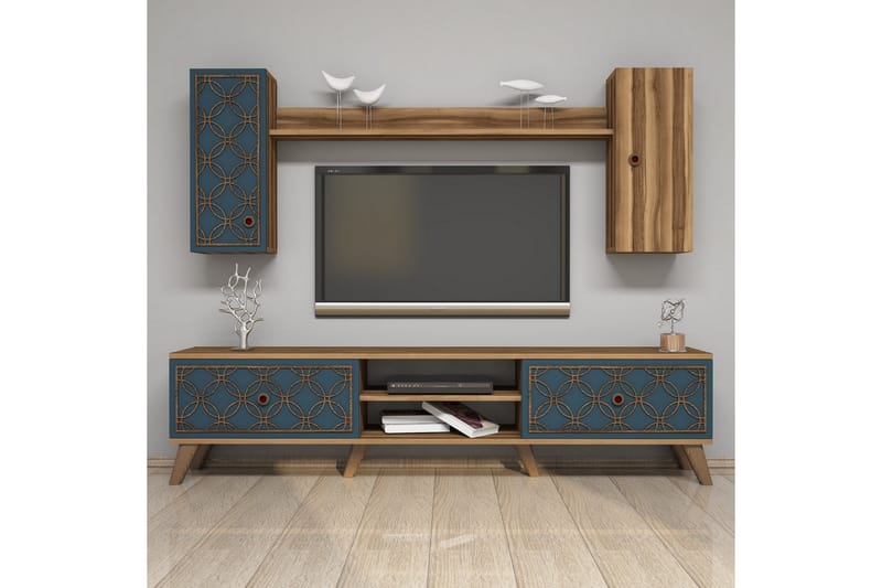 Hovdane TV-Möbelset 180 cm - Brun - Möbler - Tv möbel & mediamöbel - TV-möbelset