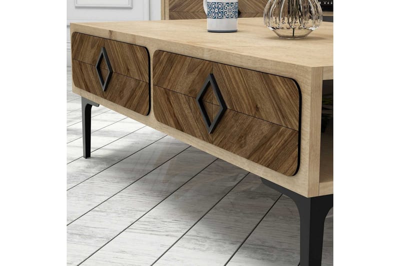 Hovdane TV-Möbelset 180 cm - Brun - Möbler - Tv möbel & mediamöbel - TV-möbelset