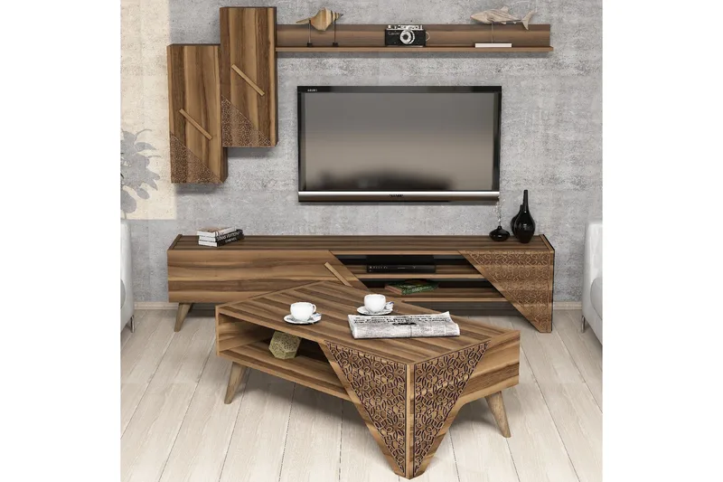 Hovdane TV-Möbelset 180 cm, Brun