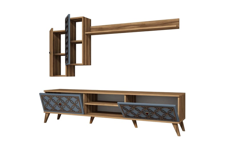 Hovdane TV-Möbelset 180 cm - Brun - Möbler - Tv möbel & mediamöbel - TV-möbelset