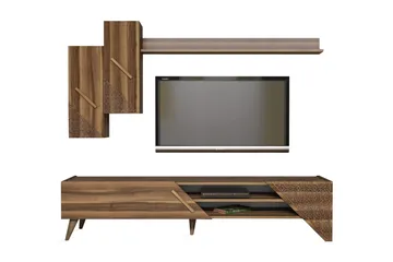 Hovdane TV-Möbelset 180 cm - Mörkbrun - Möbler - Tv möbel & mediamöbel - TV-möbelset