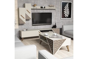 Hovdane TV-Möbelset 180 cm - Vit - Möbler - Tv möbel & mediamöbel - TV-möbelset