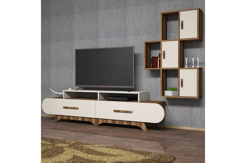 Hovdane TV-Möbelset 205 cm - Brun - Möbler - Tv möbel & mediamöbel - TV-möbelset