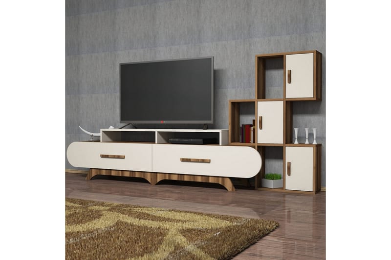 Hovdane TV-Möbelset 205 cm - Brun - Möbler - Tv möbel & mediamöbel - TV-möbelset