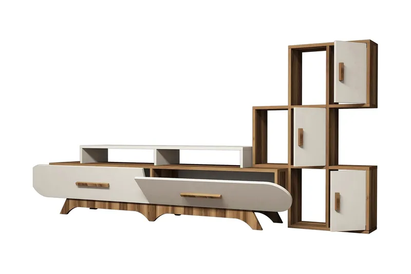 Hovdane TV-Möbelset 205 cm - Brun - Möbler - Tv möbel & mediamöbel - TV-möbelset