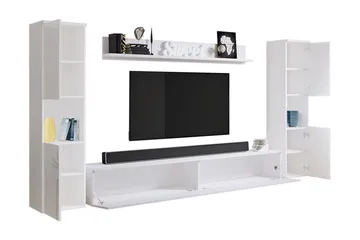 Kanehira Tv-möbelset - Natur/Vit - Möbler - Tv möbel & mediamöbel - TV-möbelset