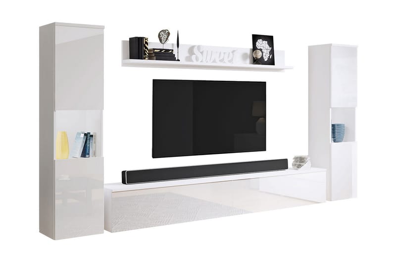 Kanehira Tv-möbelset - Vit - Möbler - Tv möbel & mediamöbel - TV-möbelset