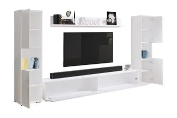Kanehira Tv-möbelset - Vit - Möbler - Tv möbel & mediamöbel - TV-möbelset