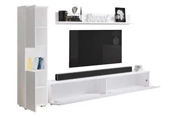 Kanehiro Tv-möbelset - Natur/Vit - Möbler - Tv möbel & mediamöbel - TV-möbelset