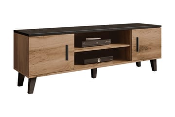 Kardos Tv-möbelset 160 cm - Natur/Svart - Möbler - Tv möbel & mediamöbel - TV-möbelset