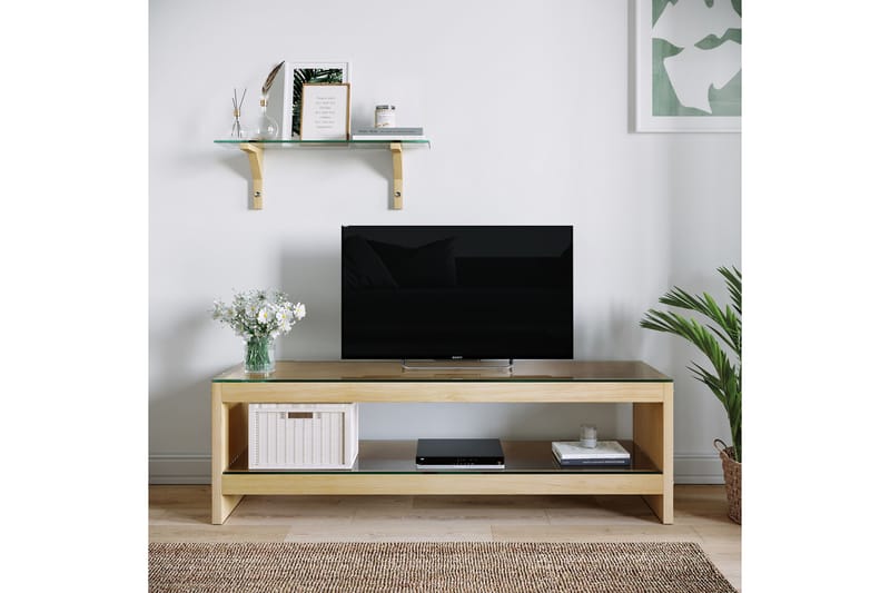 Malmby TV-möbelset 140 cm - Brun - Möbler - Tv möbel & mediamöbel - TV-möbelset