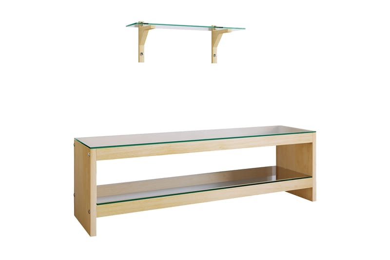 Malmby TV-möbelset 140 cm - Brun - Möbler - Tv möbel & mediamöbel - TV-möbelset