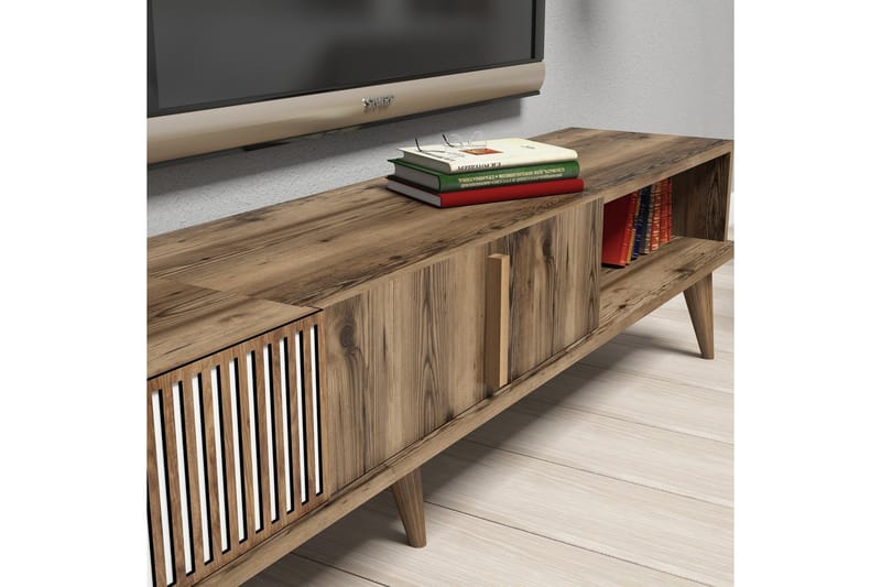 Millay TV-Möbelset 180 cm - Valnöt - Möbler - Tv möbel & mediamöbel - TV-möbelset