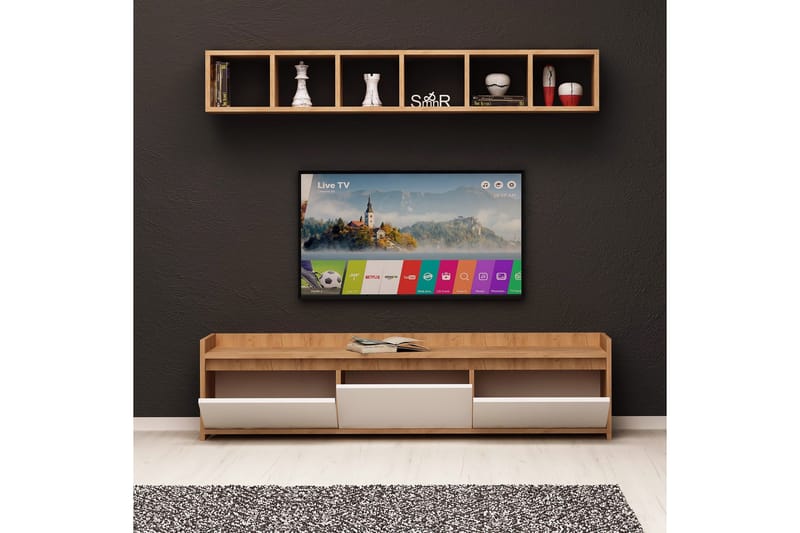 Mod Design Hallförvaring - Trä/Vit - Möbler - Tv möbel & mediamöbel - TV-möbelset