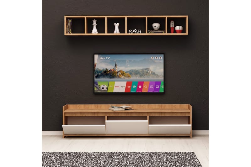 Mod Design Hallförvaring - Trä/Vit - Möbler - Tv möbel & mediamöbel - TV-möbelset