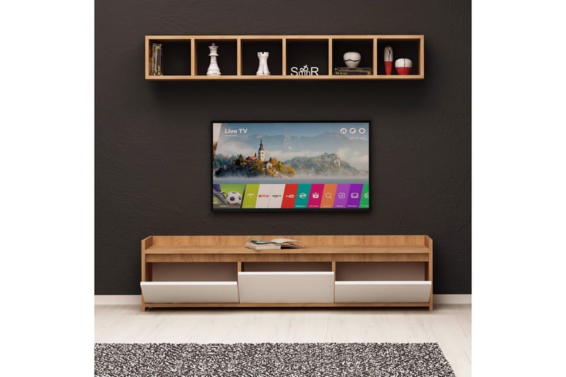 Mod Design Hallförvaring - Trä/Vit - TV-möbelset