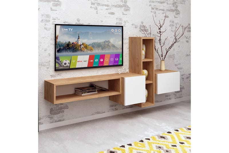Mod Design Mediaförvaring - Trä/Vit - Möbler - Tv möbel & mediamöbel - TV-möbelset