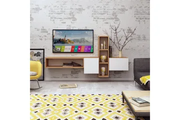 Mod Design Mediaförvaring - Trä/Vit - Möbler - Tv möbel & mediamöbel - TV-möbelset
