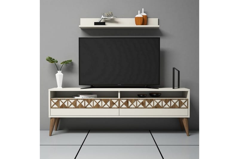 Muennink TV-Möbelset 150 cm - Vit - Möbler - Tv möbel & mediamöbel - TV-möbelset