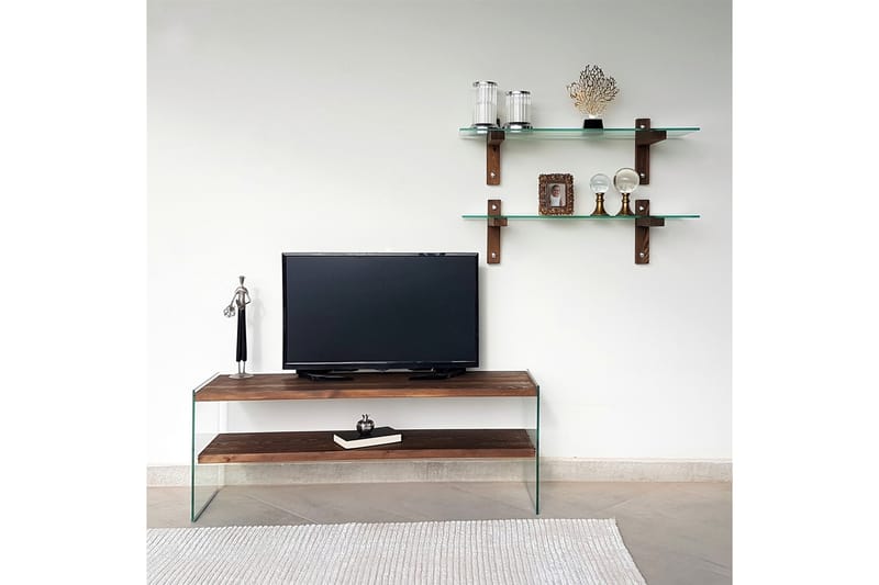 Netherlee TV-Möbelset 45 cm - Valnöt - Möbler - Tv möbel & mediamöbel - TV-möbelset