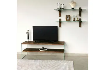 Netherlee TV-Möbelset 45 cm - Valnöt - Möbler - Tv möbel & mediamöbel - TV-möbelset