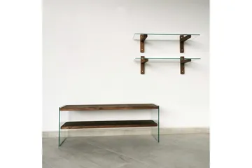 Netherlee TV-Möbelset 45 cm - Valnöt - Möbler - Tv möbel & mediamöbel - TV-möbelset