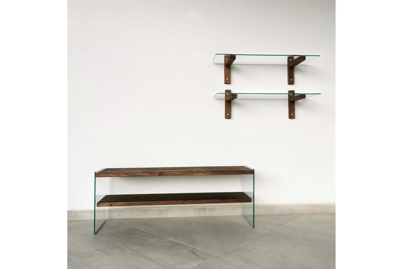 Netherlee TV-Möbelset 45 cm - Valnöt - Möbler - Tv möbel & mediamöbel - TV-möbelset