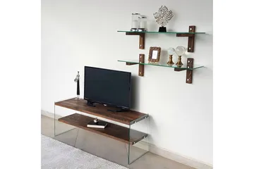 Netherlee TV-Möbelset 45 cm - Valnöt - Möbler - Tv möbel & mediamöbel - TV-möbelset