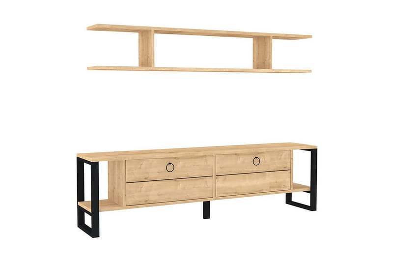 Rinorea Tv-möbelset 160x45 cm - Blå - Möbler - Tv möbel & mediamöbel - TV-möbelset