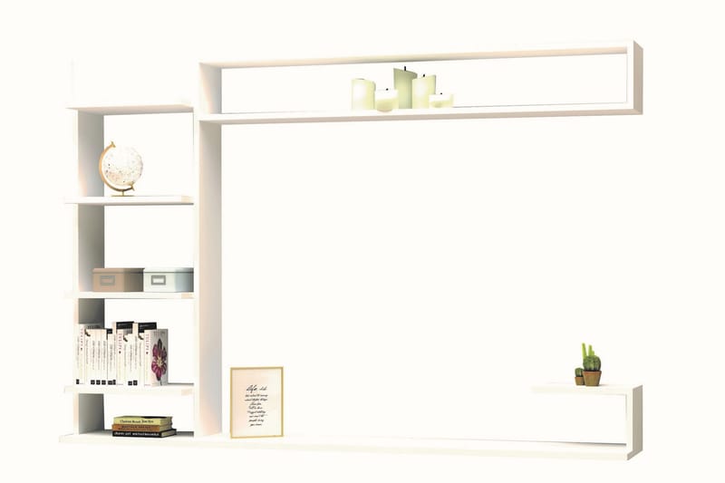 Rinorea Tv-möbelset 180x121,8 cm - Vit - Möbler - Tv möbel & mediamöbel - TV-möbelset