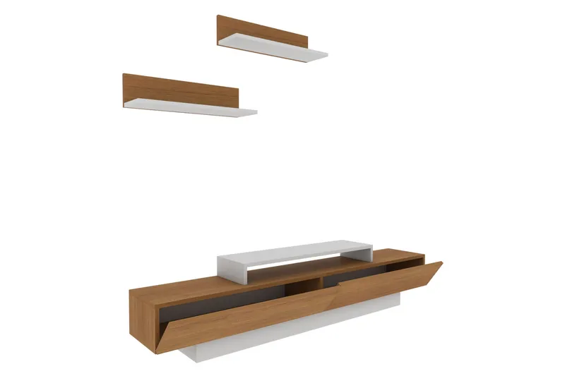 Rinorea Tv-möbelset 180x40 cm - Vit - Möbler - Tv möbel & mediamöbel - TV-möbelset