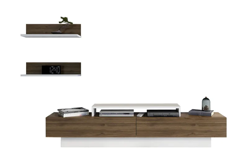 Rinorea Tv-möbelset 180x40 cm - Vit - Möbler - Tv möbel & mediamöbel - TV-möbelset