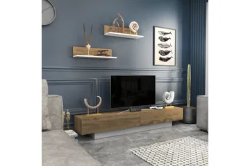 Rinorea Tv-möbelset 180x40 cm - Vit - Möbler - Tv möbel & mediamöbel - TV-möbelset