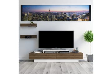 Rinorea Tv-möbelset 180x40 cm - Vit - Möbler - Tv möbel & mediamöbel - TV-möbelset