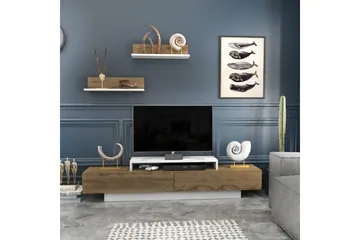 Rinorea Tv-möbelset 180x40 cm - Vit - Möbler - Tv möbel & mediamöbel - TV-möbelset