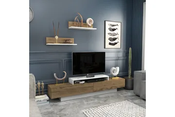 Rinorea Tv-möbelset 180x40 cm - Vit - Möbler - Tv möbel & mediamöbel - TV-möbelset
