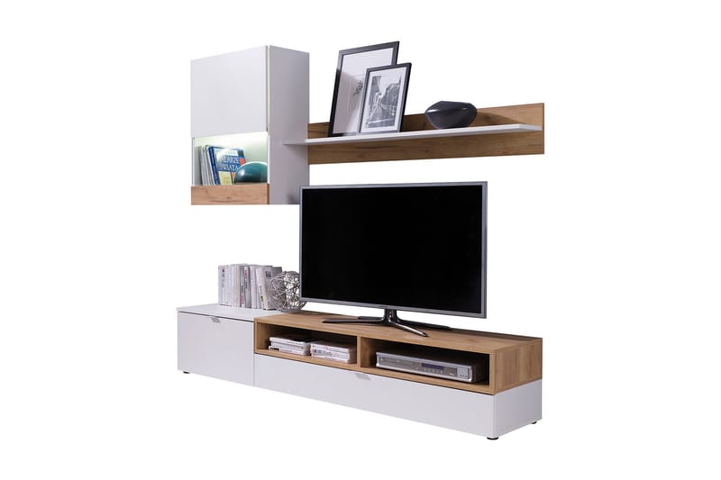 Roco TV-möbelset & LED - Vit - Möbler - Tv möbel & mediamöbel - TV-möbelset