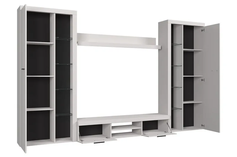 Rumba TV-möbelset 300x34x190 cm - Beige/Brun - Möbler - Tv möbel & mediamöbel - TV-möbelset