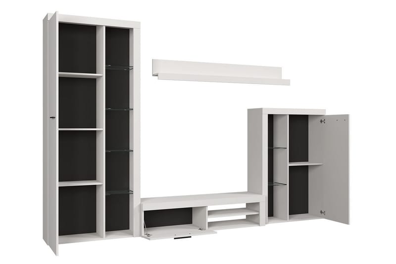 Rumba TV-möbelset - Beige/Grå/Vit - Möbler - Tv möbel & mediamöbel - TV-möbelset