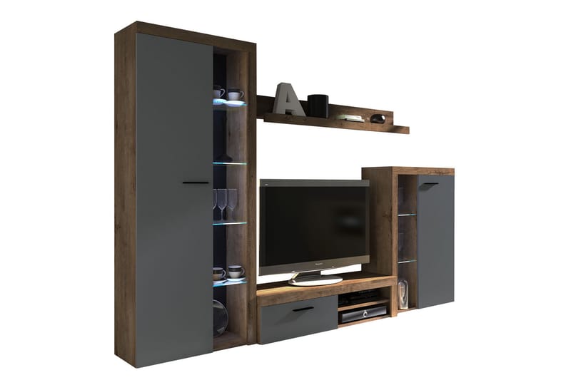 Rumba TV-möbelset - Beige/Grå/Vit - Möbler - Tv möbel & mediamöbel - TV-möbelset
