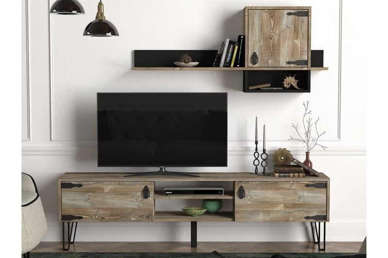 Tera Home Tv-bänk - Beige - TV-möbelset
