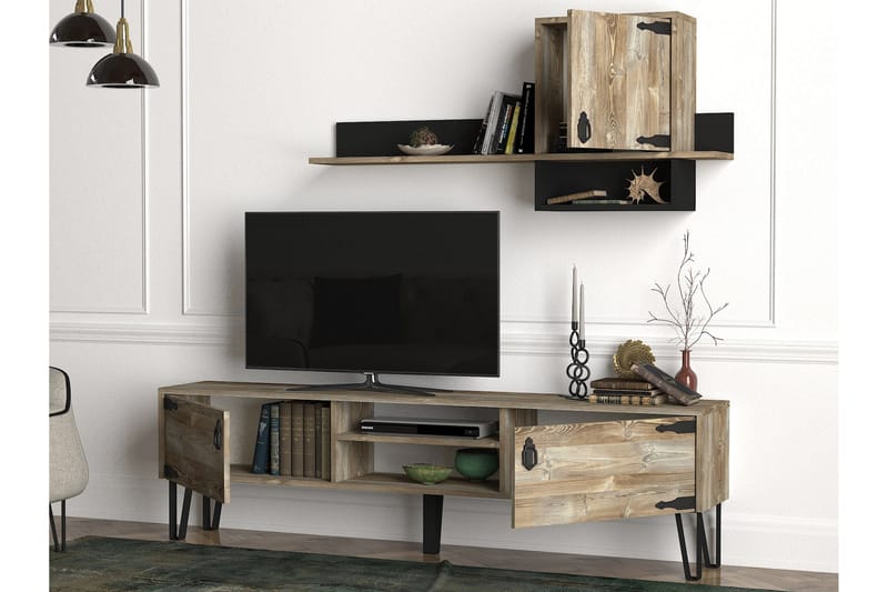 Tera Home Tv-bänk - Beige - TV-möbelset