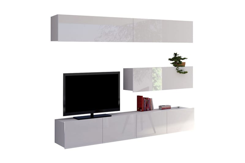 Tessan TV-möbelset - Grå/Vit - Möbler - Tv möbel & mediamöbel - TV-möbelset