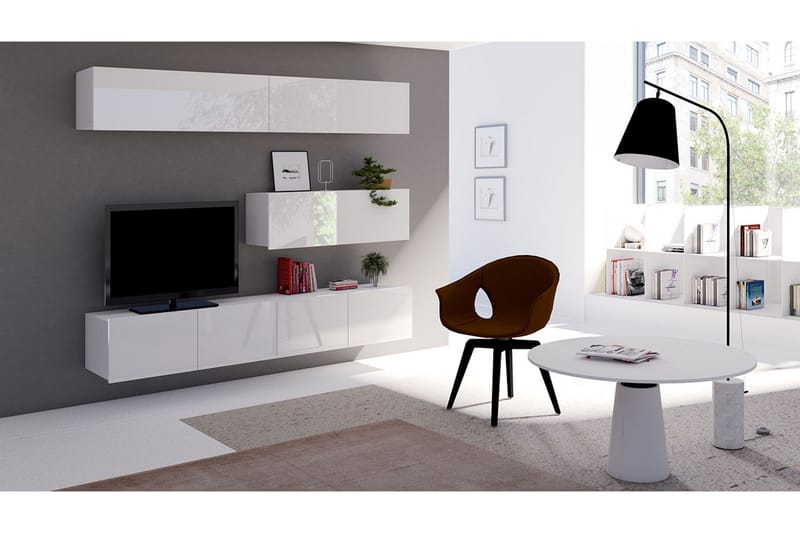 Tessan TV-möbelset - Grå/Vit - Möbler - Tv möbel & mediamöbel - TV-möbelset
