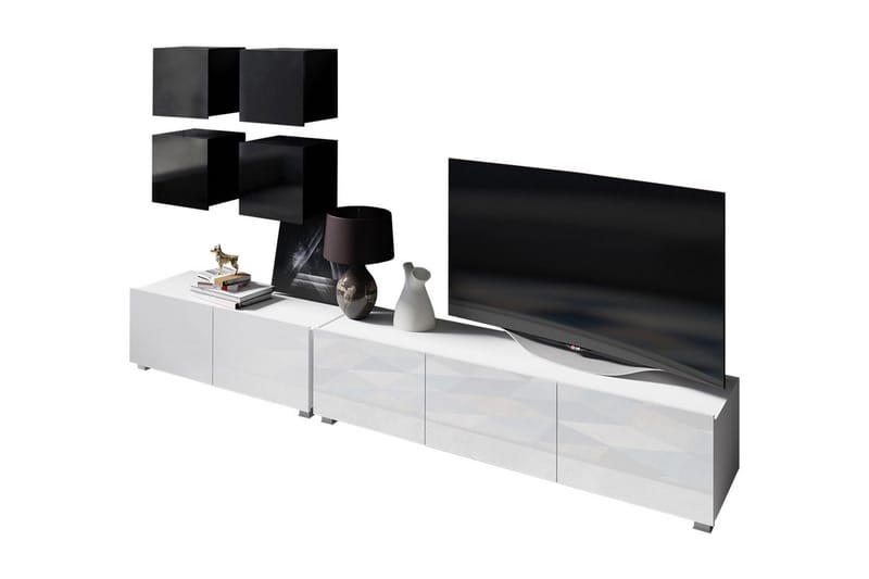 Tessan TV-möbelset - Grå/Vit - Möbler - Tv möbel & mediamöbel - TV-möbelset
