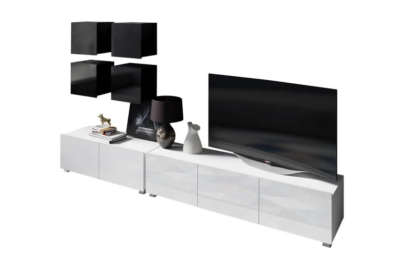 Tessan TV-möbelset - Grå/Vit - Möbler - Tv möbel & mediamöbel - TV-möbelset