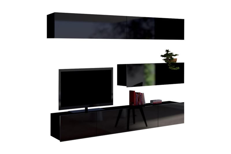 Tessan TV-möbelset - Svart - Möbler - Tv möbel & mediamöbel - TV-möbelset