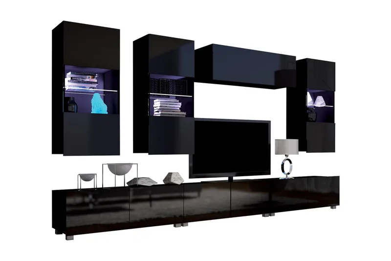 Tessan TV-möbelset - Svart/Vit - Möbler - Tv möbel & mediamöbel - TV-möbelset