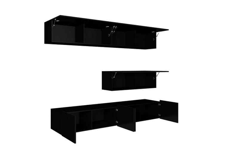 Tessan TV-möbelset - Svart/Vit - Möbler - Tv möbel & mediamöbel - TV-möbelset