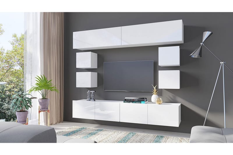 Tessan TV-möbelset - Vit - Möbler - Tv möbel & mediamöbel - TV-möbelset
